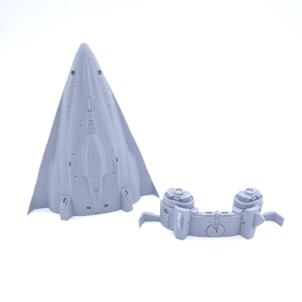 Fer Lance - 1", 3", 6" or 12" Model - Custom Space Ship Sci-Fi Elite