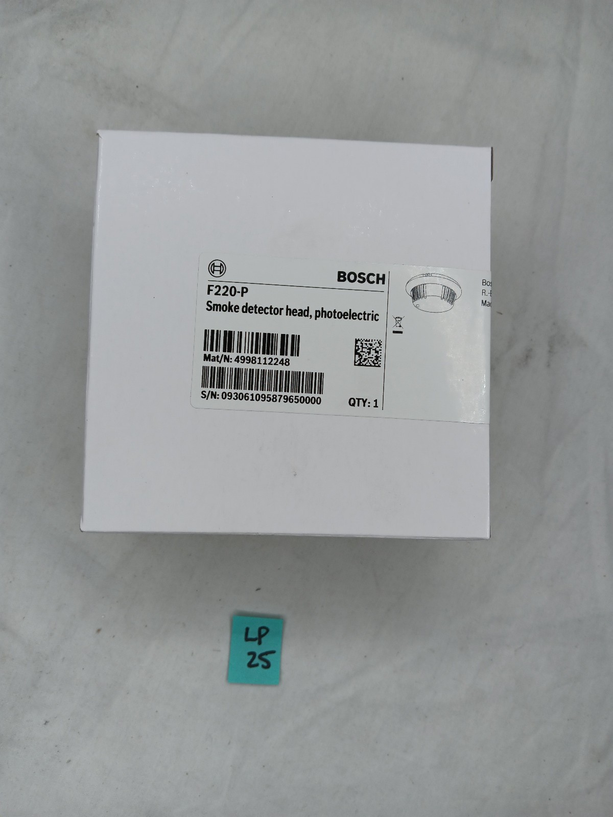 Bosch F220-P Smoke Detector Head