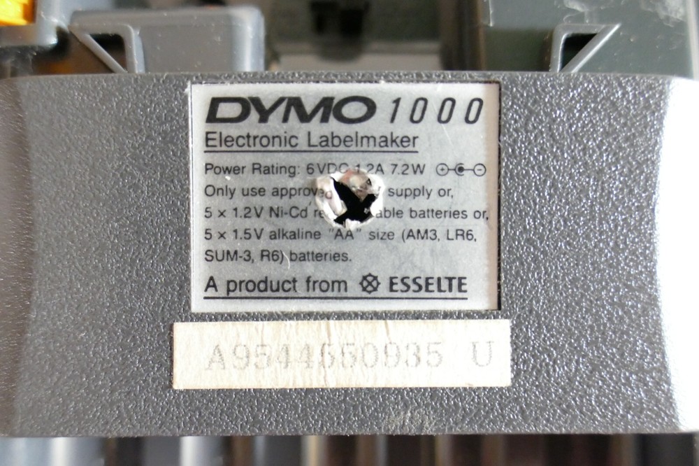 Dymo 1000 Electronic Label Maker, Tested & Working