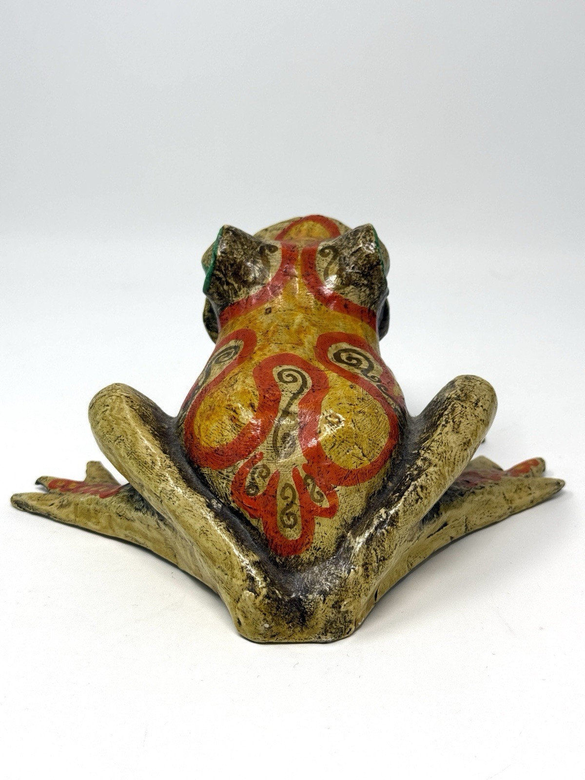 Vintage 60s/70s Artist Signed Paper Mache Frog, Mexico