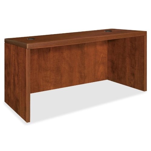 Lorell LLR69903 Rectangular Desk Shell 30"W Cherry Laminate