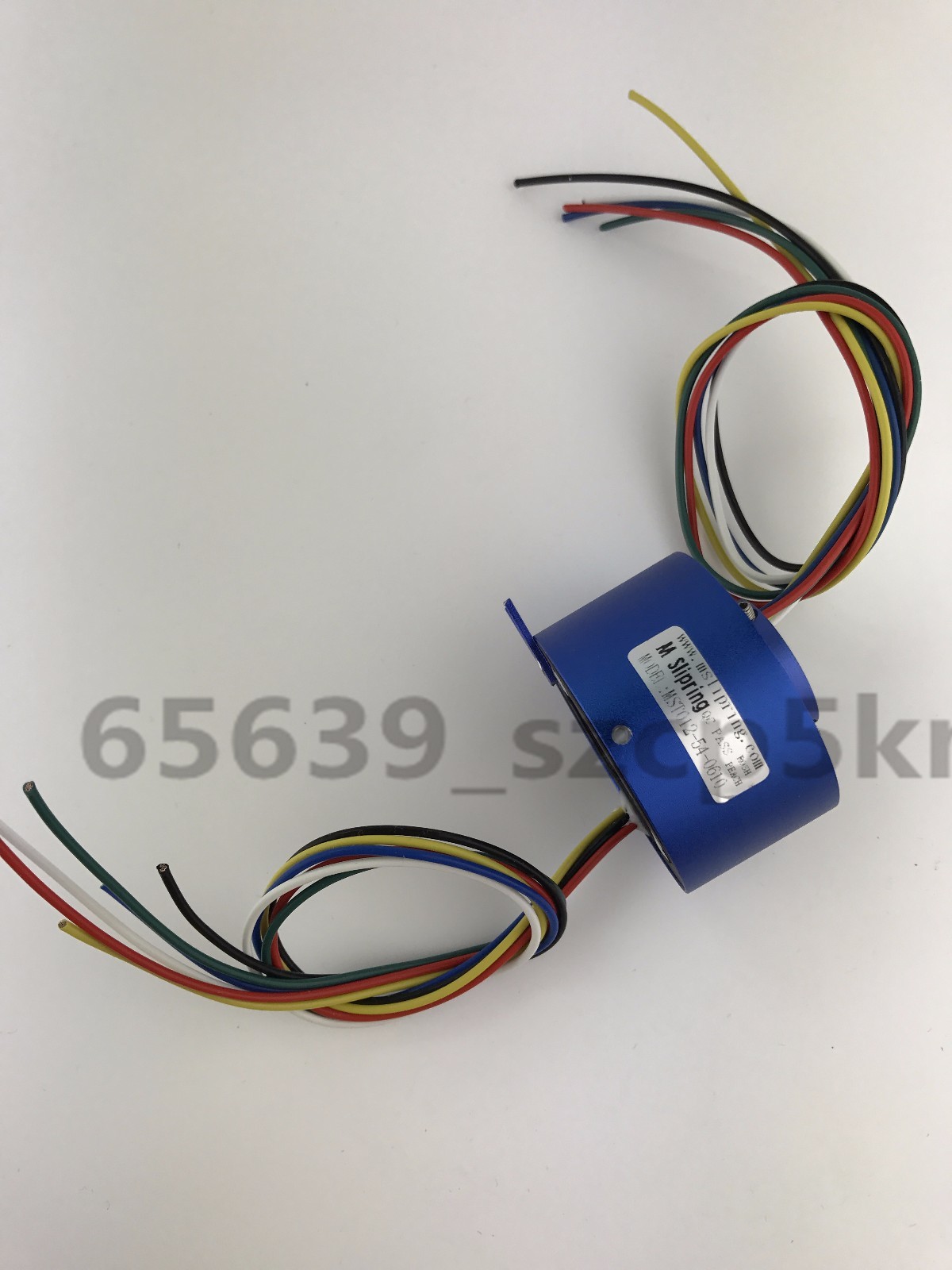 Slip Ring Through Hole Dia.12.7mm 6 Circuit/10A For Wind Power Generator