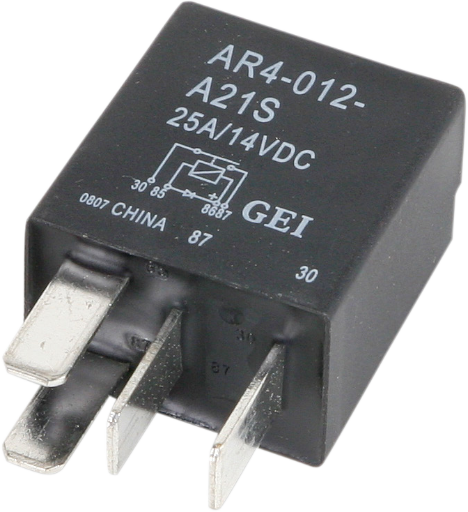 Drag Specialties Motorcycle 12V Micro Starter Relay fits 2000-2011 Harley Models