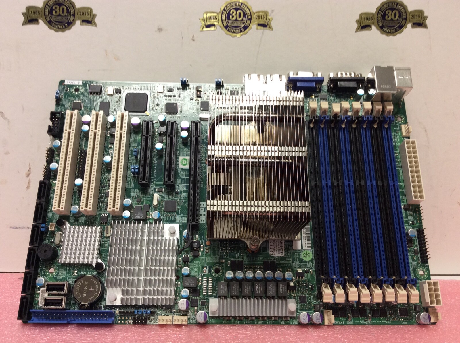 Super SuperMicro H8SGL-F Motherboard with CPU & Heatsink