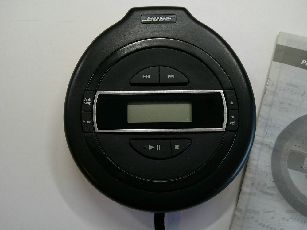Bose Portable Compact Disc CD Player Model PM-1 Black Tested Working