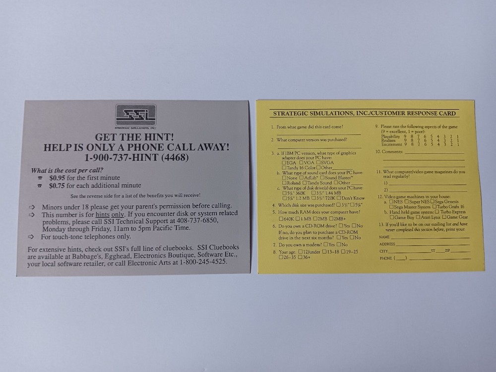 Amiga Advanced Dungeons & Dragons Shadow Sorcerer Computer Software Tested/Works