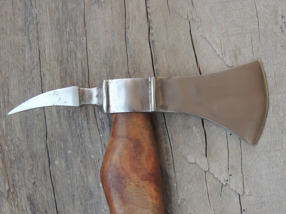 Hand Forged Viking Style Tomahawk Axe with Spike