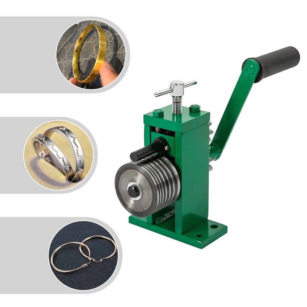 Hand Crank Ring Bracelet Press Bending Machine Making Tool Jewelry Ring Bender