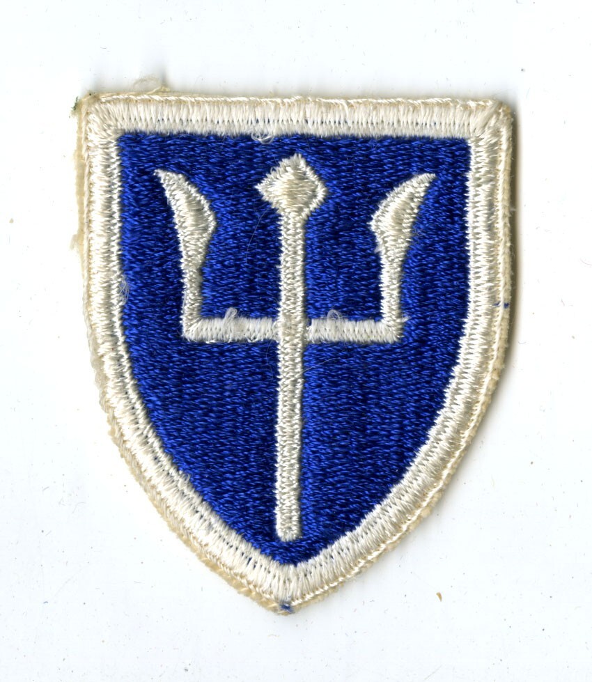 97th Infantry Division White Back Patch WWII Original Germany Czechoslovakia