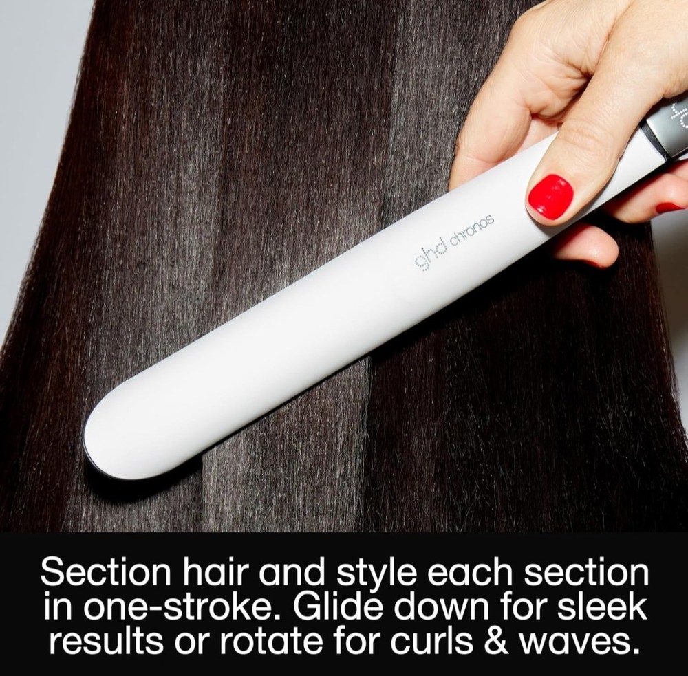 GHD Chronos Professional HD Motion-Responsive 1" Styler - White