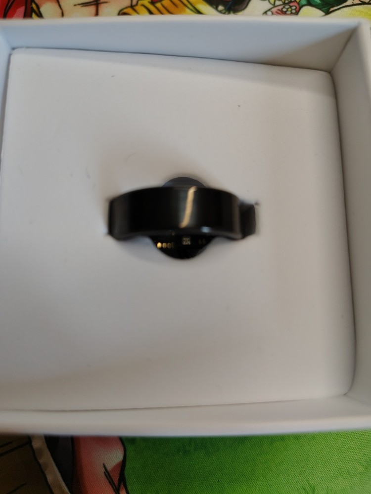 smart ring size 10 black open box