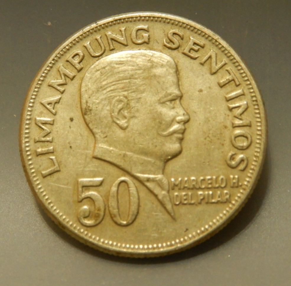 1971 Philippines 50 Sentimos Coin