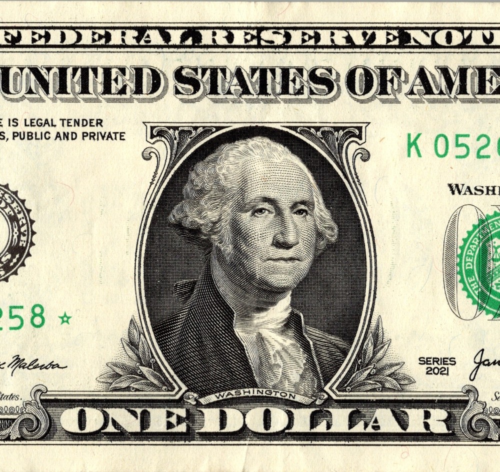 2021 K Star note One Dollar Bill Regular Run 3.2 pack note