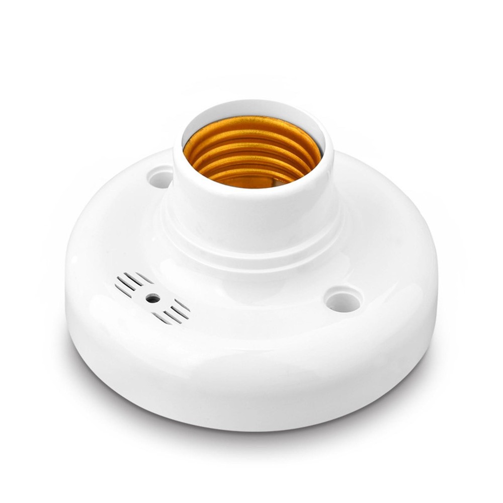 E27 Sensor Base Lamp Holder Light Bulb Switch Adapter Night Thread Voice Control