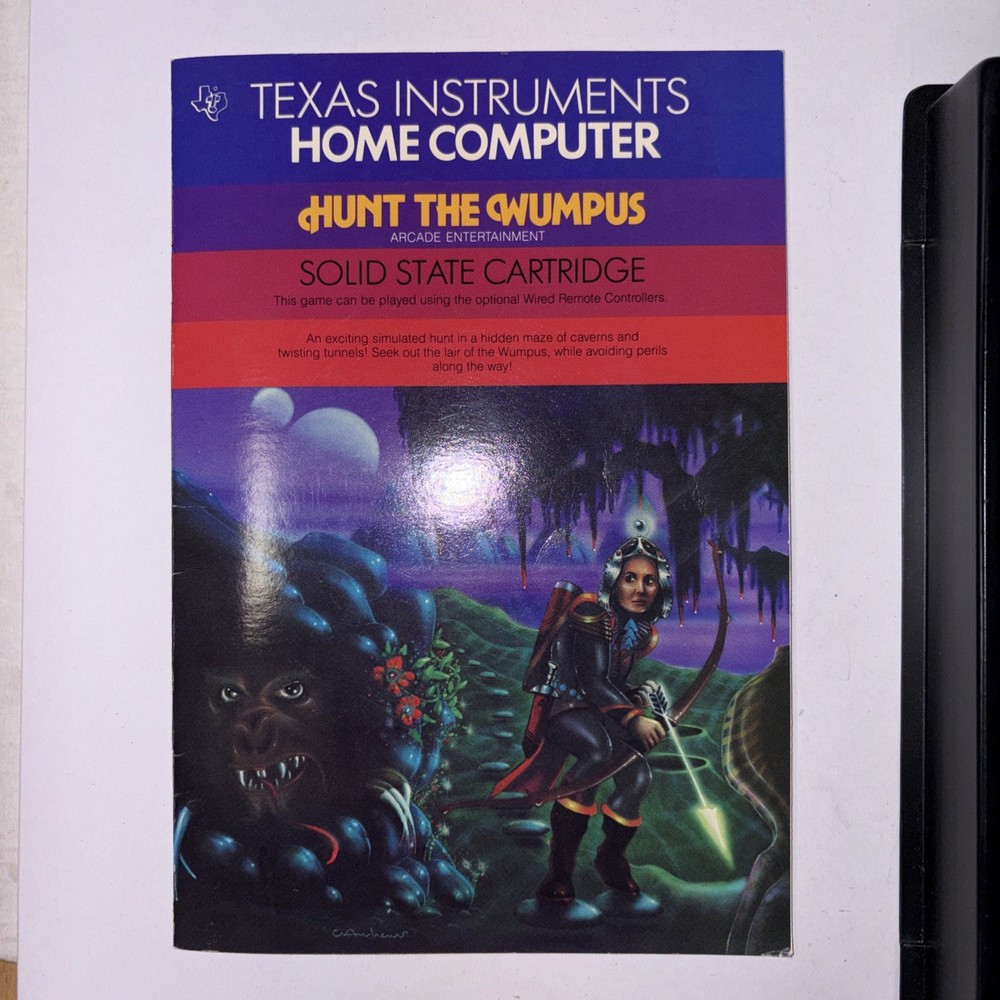Texas Instruments T1 Home Computer Applications Software Game Lot (4) 1981