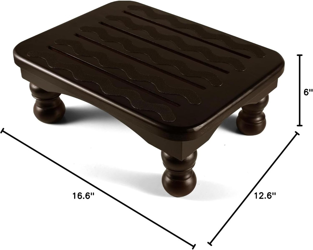 Solid Wood Bed Step Stool Super Large/Bedside Steps for High Beds/Solid Wood Sup