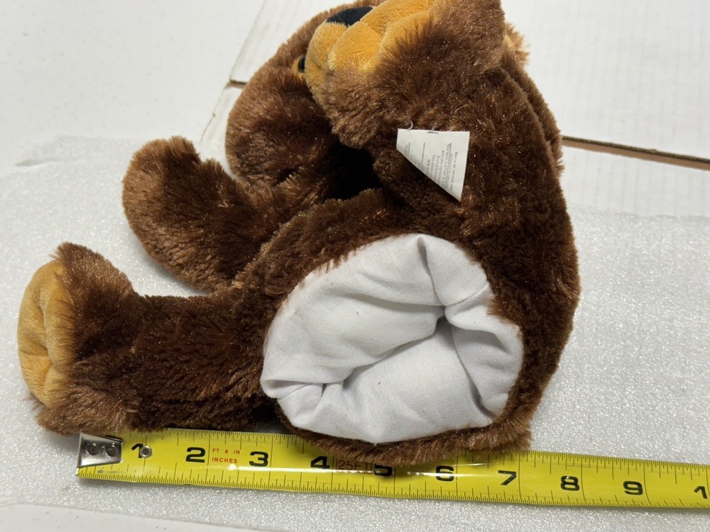 Kellytoy Plush Brown Bear Hand Puppet 9”