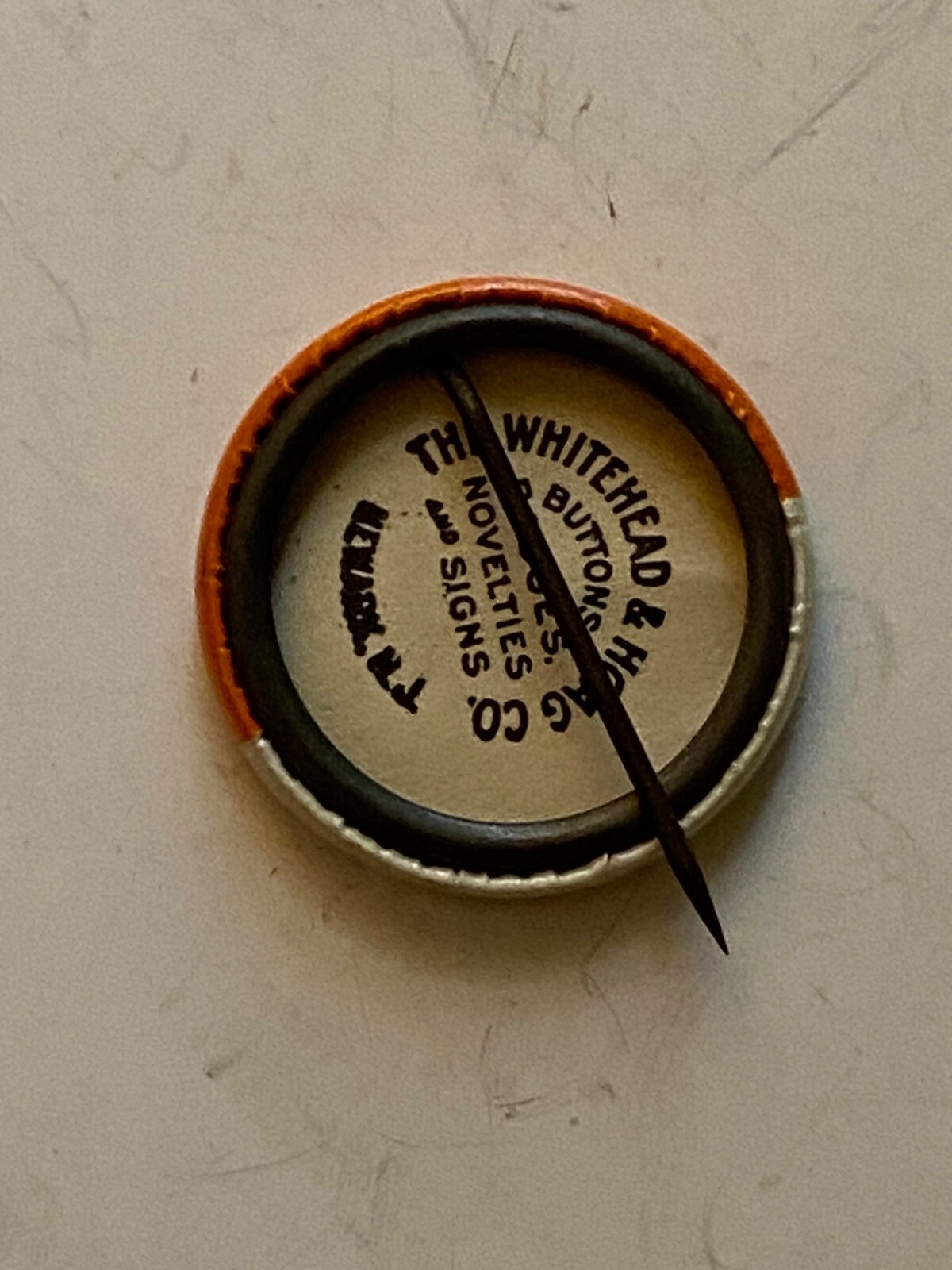 1930’s Good Humor Safety Club Stop, Look, Listen pin