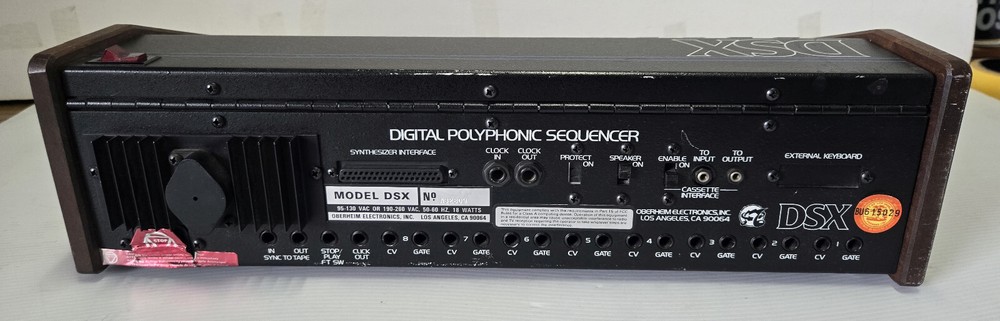 Oberheim DSX Digital Polyphonic Sequencer CLEAN!