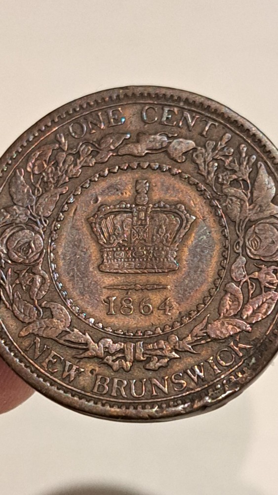 1864 1 cent New Brunswick