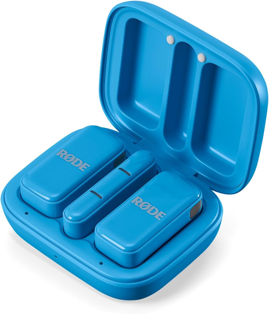 Wireless Micro - Compact Wireless Microphone, Two Mics with Charge Case for Smar