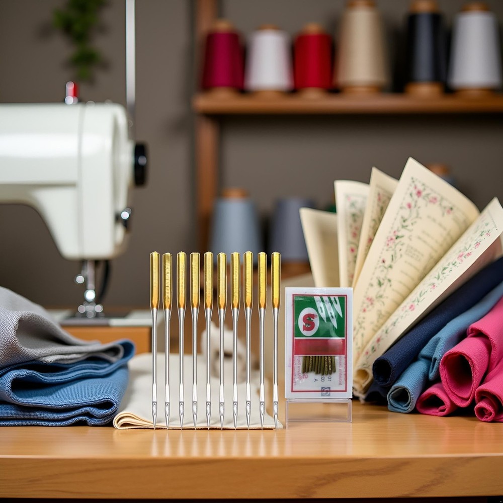 10Pcs Sewing Machine Needles,Big Eye Home Machine...