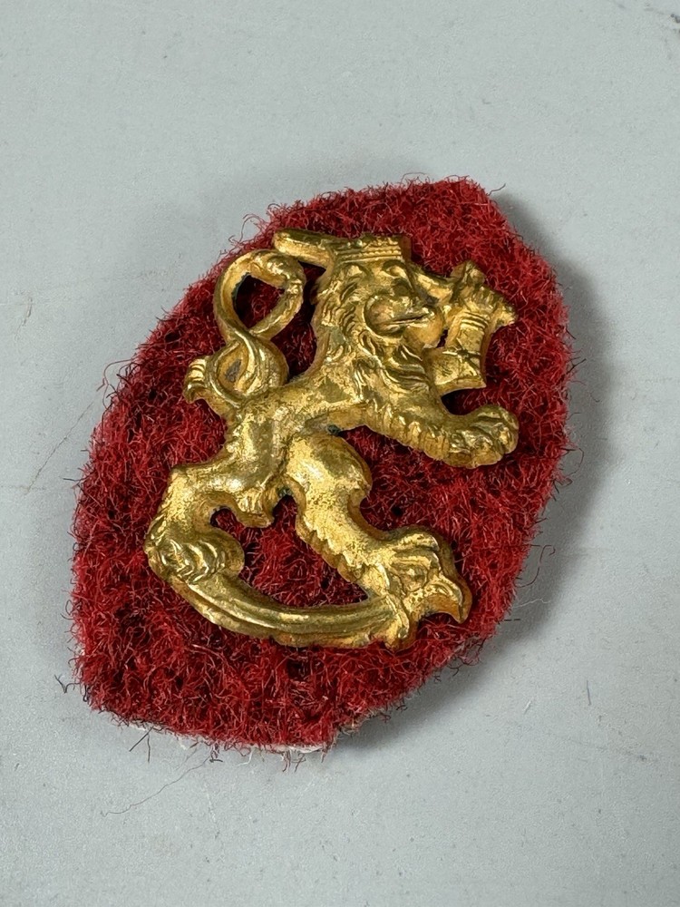 WW2 FINISH CAP BADGE G513