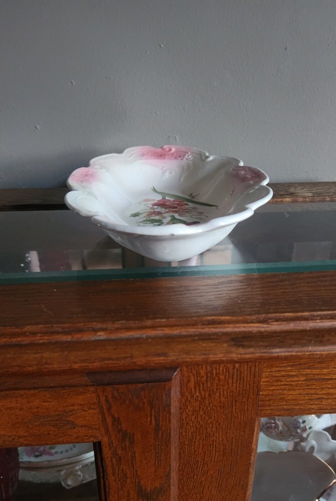 C.P. DIXIE Co. 13"×6⅞" Flowered Oval Serving Dish