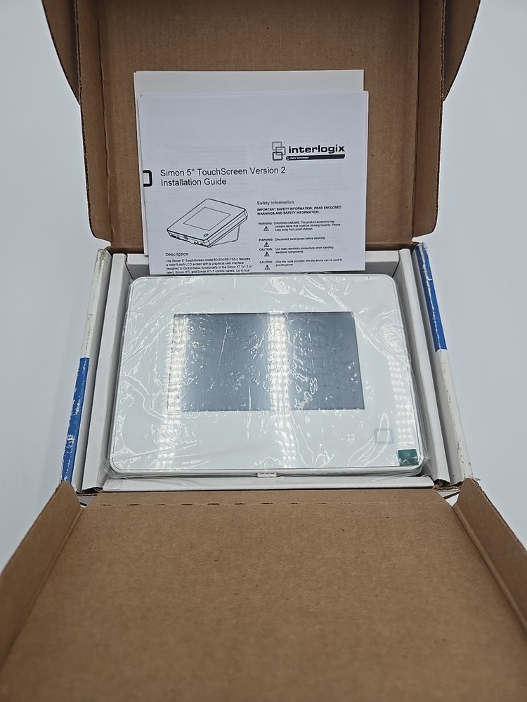 Interlogix 60-924-RF-TS5-2 Simon XT/XTi-5 Version 2 Wireless Talking Touchscreen