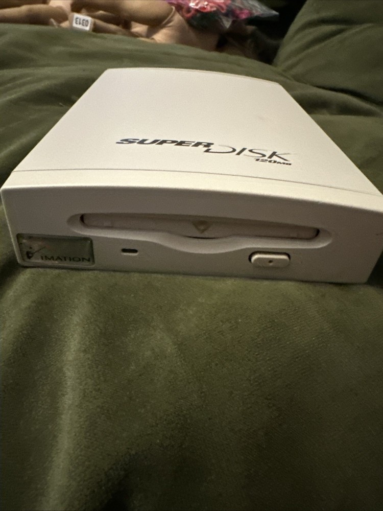 IMATION SUPERDISK 120MB PARALLEL PORT DRIVE 11795 UNTESTED