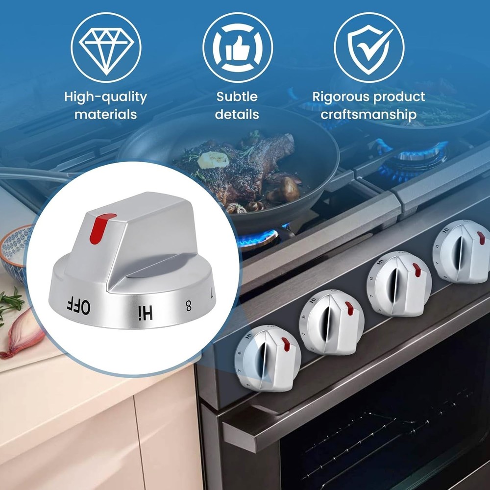 NE63T8511SS for Samsung Electric Range Knobs (4pcs), NE63T8511SS Knobs, NE63T851