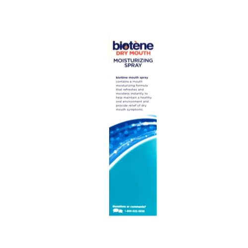 5 Pack Biotene Moisturizing Mouth Spray 1.5 Oz Each