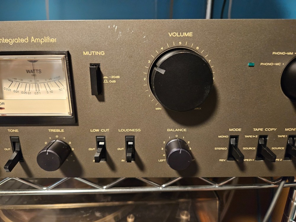 TEAC BX-550 Integrated Amplifier - Fully Serviced, Recapped, L.E.D. lamp