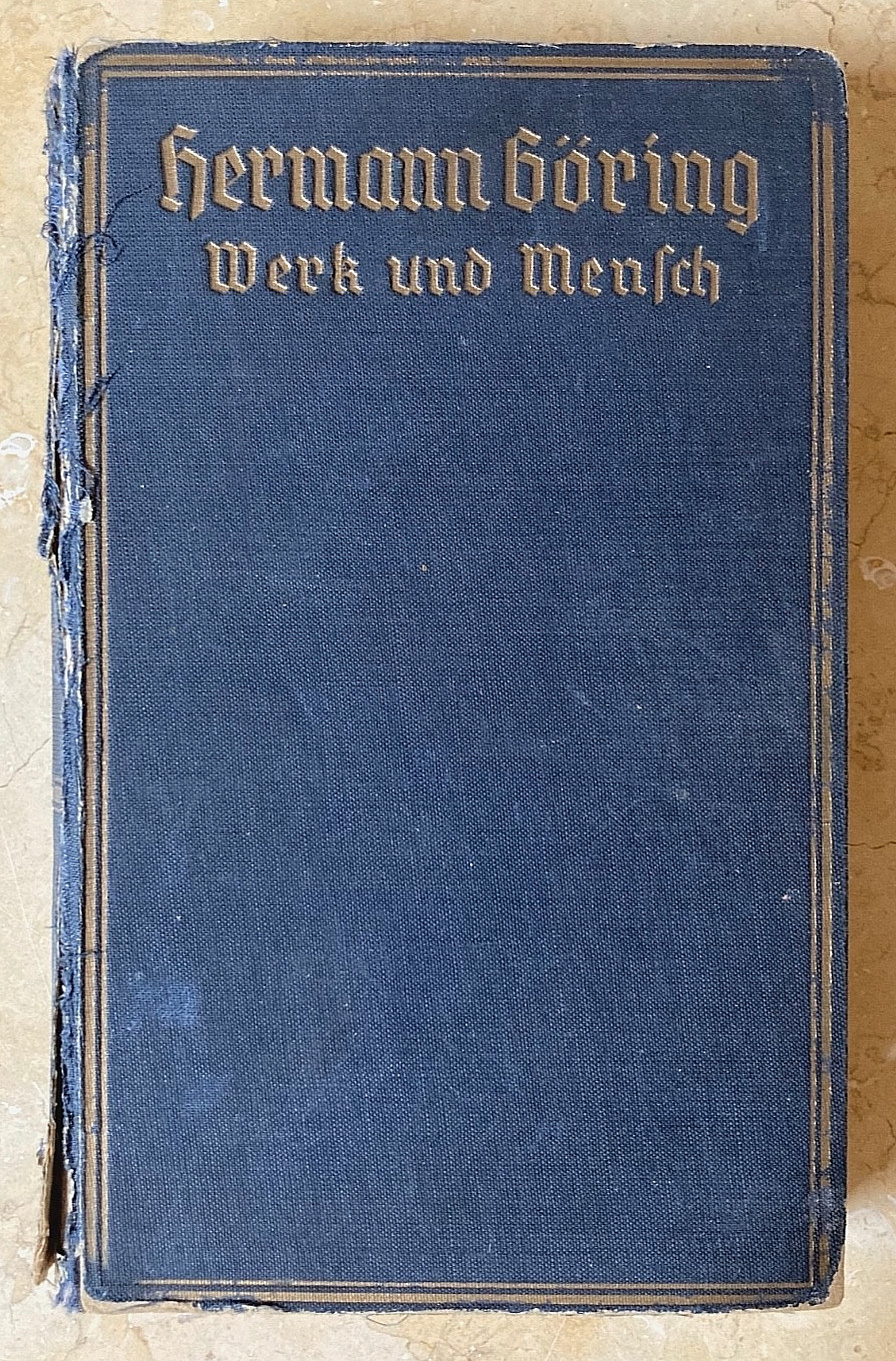 RARE! WW1 GERMAN AIR FORCE FLYING ACE ( 22 VICTORIES ) AUTOGRAPHED BOOK