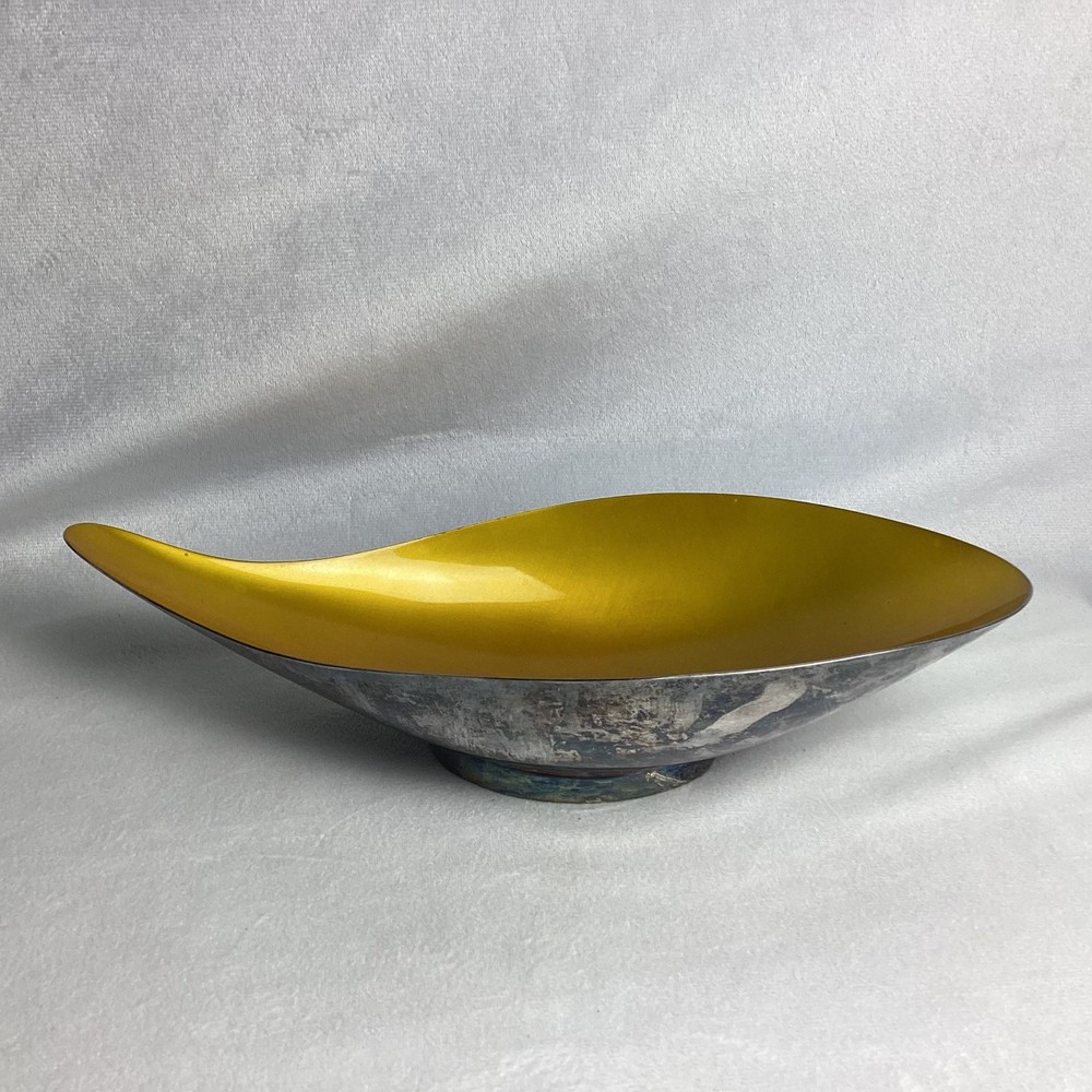 Reed & Barton Silverplated Yellow Teardrop Dish 65 by John Prip