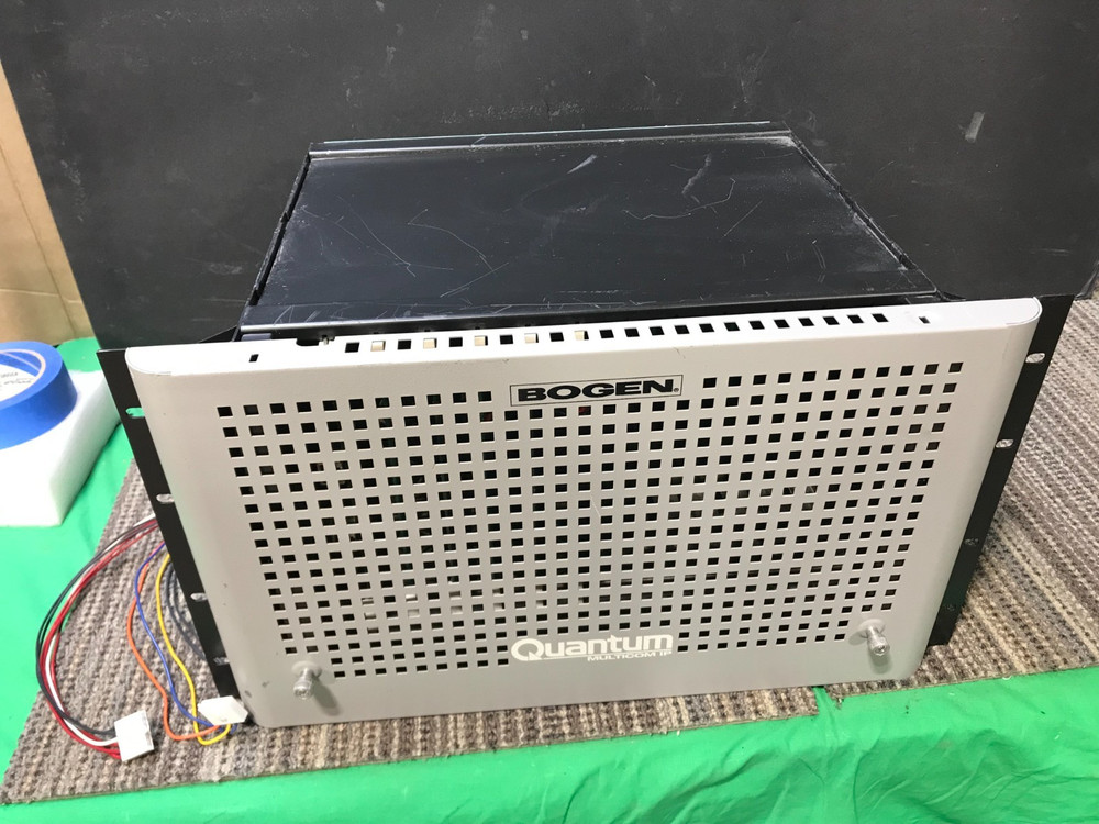 BOGEN MULTICOM IP-2000 CONTROLLER WITH 6 CARDS POWER SUPPLY *
