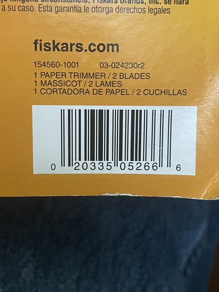 Fiskars SureCut Deluxe Paper Trimmer 12"