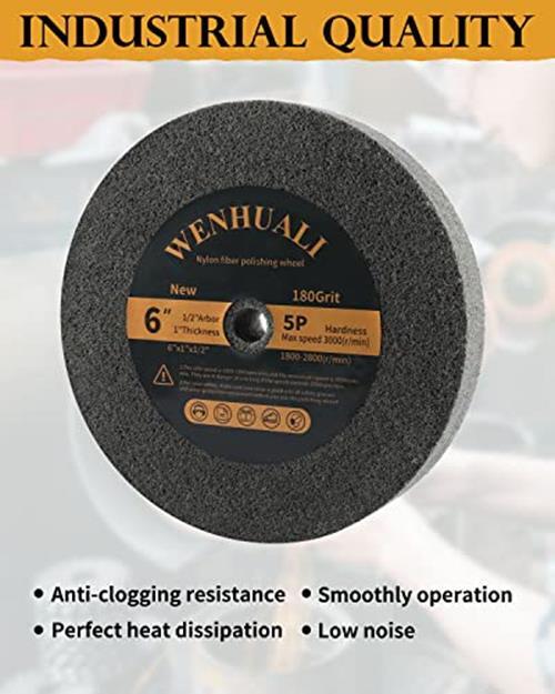 6 Inch Bench Grinder Polishing Wheel Durable Buffing Wheel for Angle Grinder