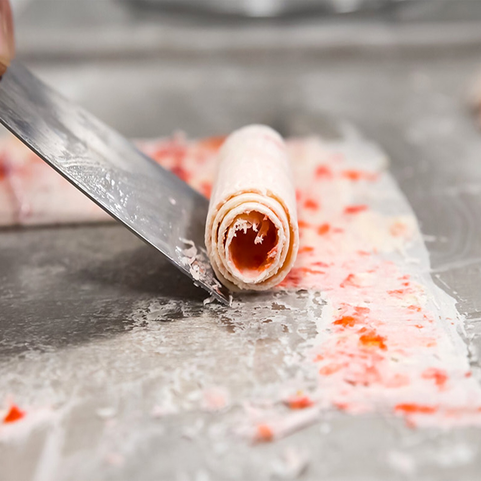 Kolice Commercial Double Square Pans Fried Ice Cream Roll Machine 21"x21''pans