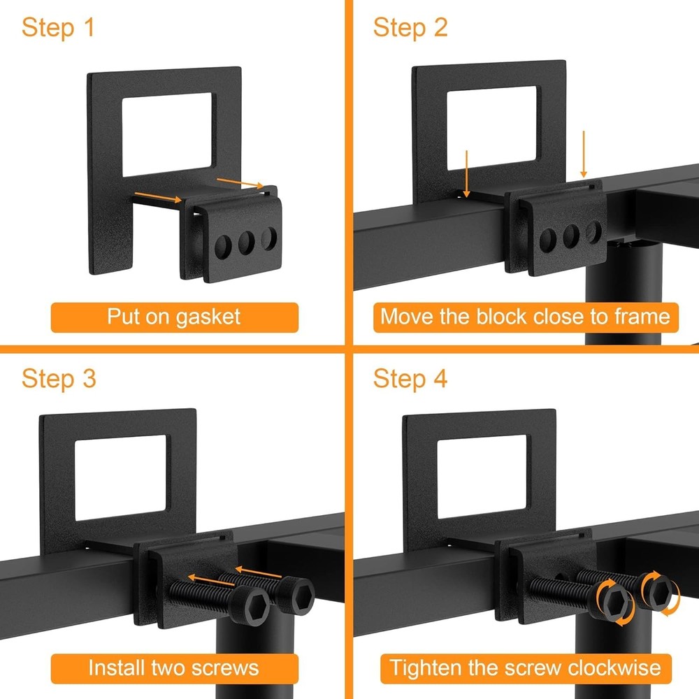 Durable Adjustable Mattress Gaskets – 6-Pack Solution for Sliding Mattresses