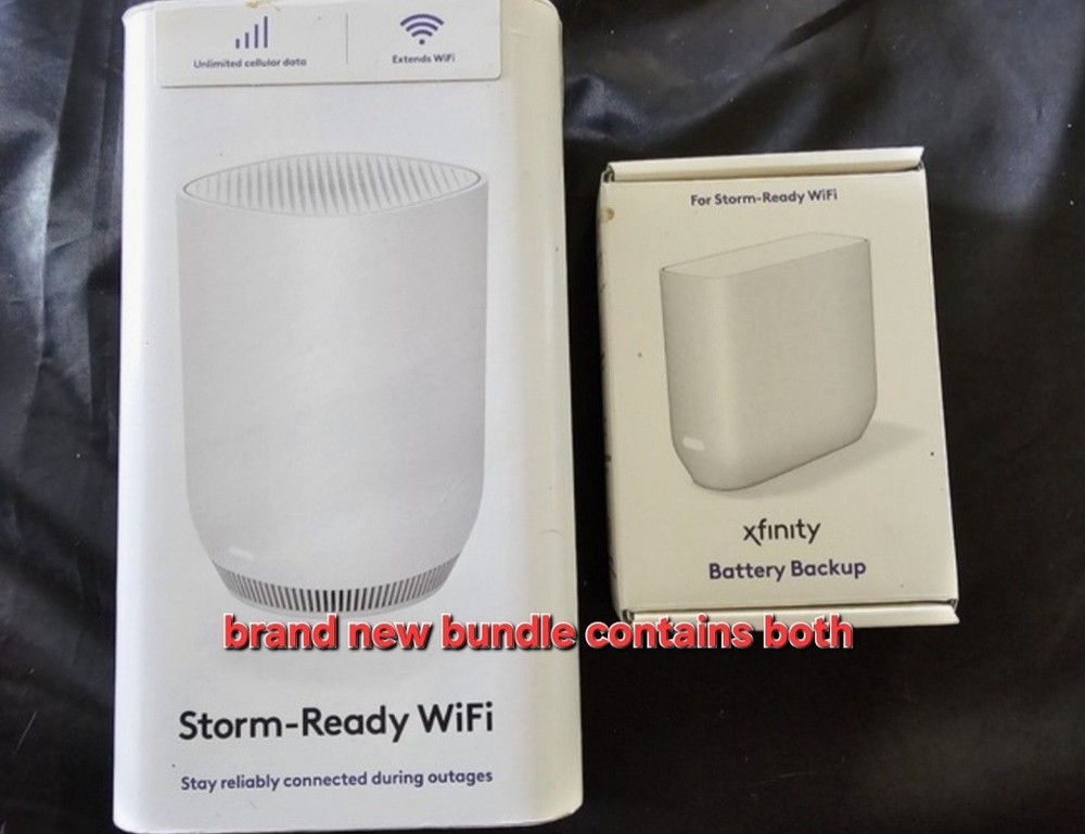 Xfinity Storm-Ready WiFi router and back up battery bundle