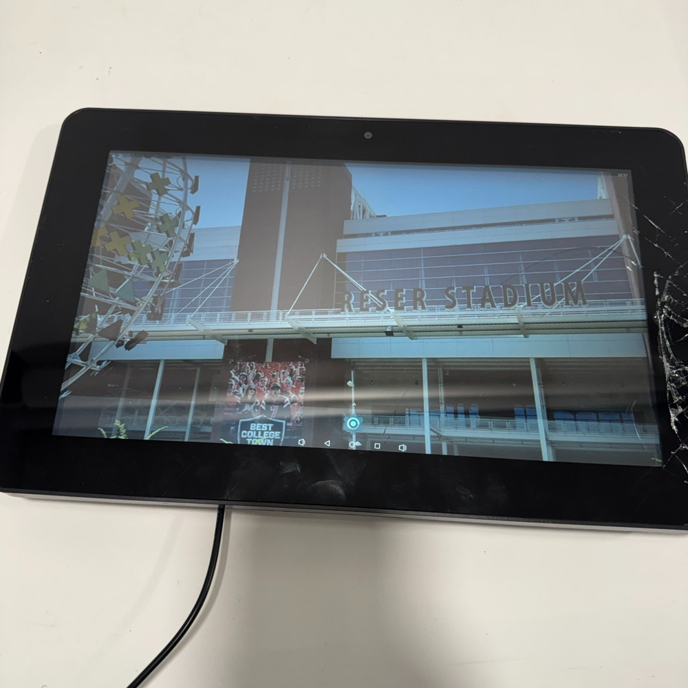 55” Interactive Touchscreen Commercial Display on Motorized Mobile Stand Android