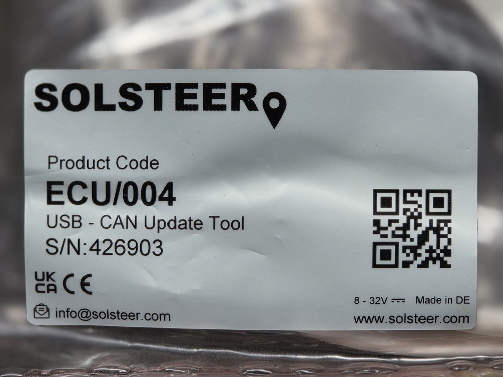Solsteer ECU/004 Peak System PCAN-USB S/N:426903 Interface USB Adapter