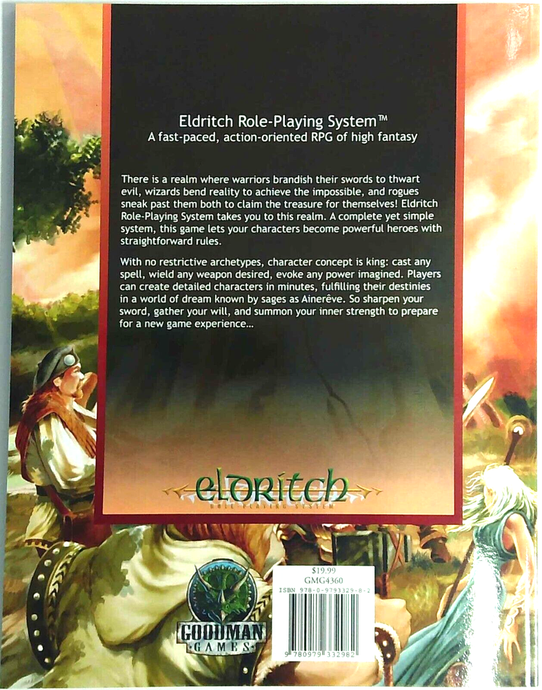 Eldritch Role-Playing System Core RULE BOOK [GMG 4360]