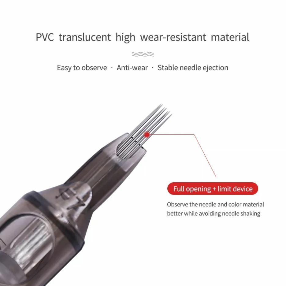 50Pcs Spark Tattoo Cartridge Needles Assorted Mixed Needles: PICK RL, RS, RM, M1