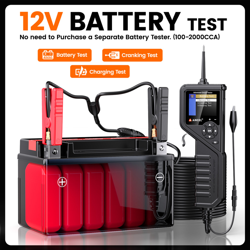 Circuit Probe Fuel Injector Tester Activate Component Oscilloscope Multimeter