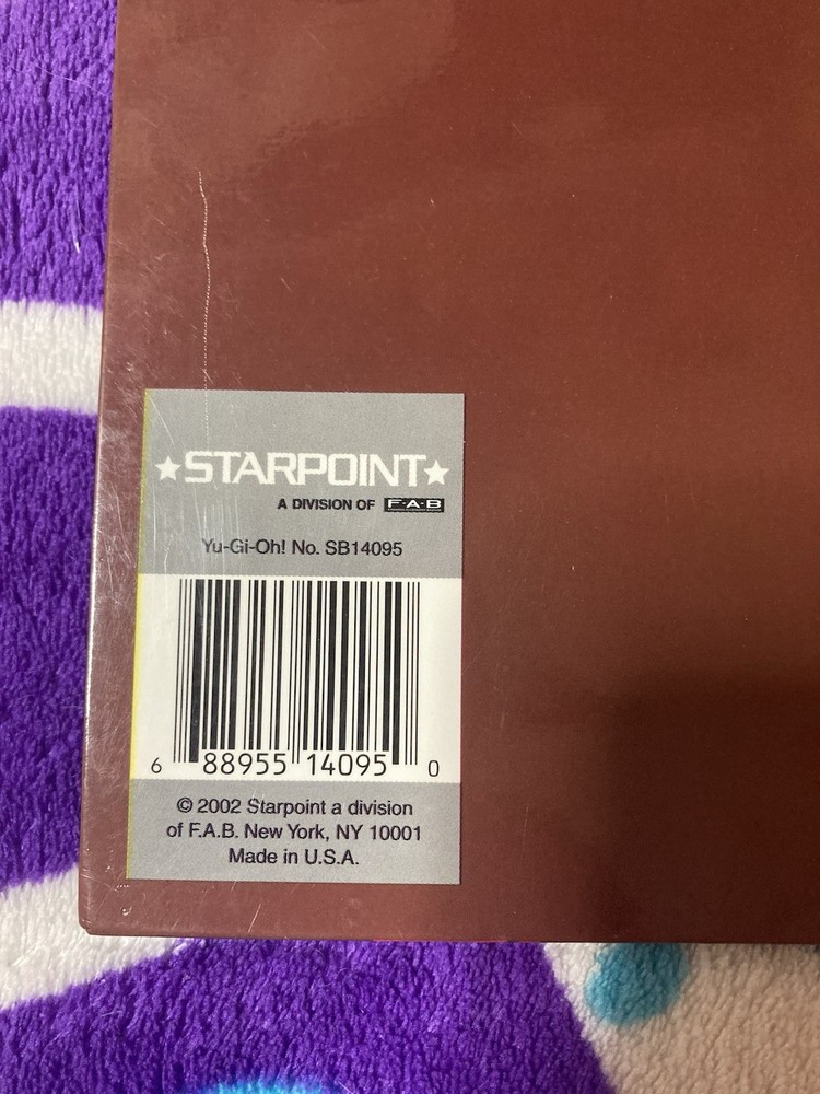 Vintage Yu-Gi-Oh! 3 Ring Folder Binder Starpoint 2002