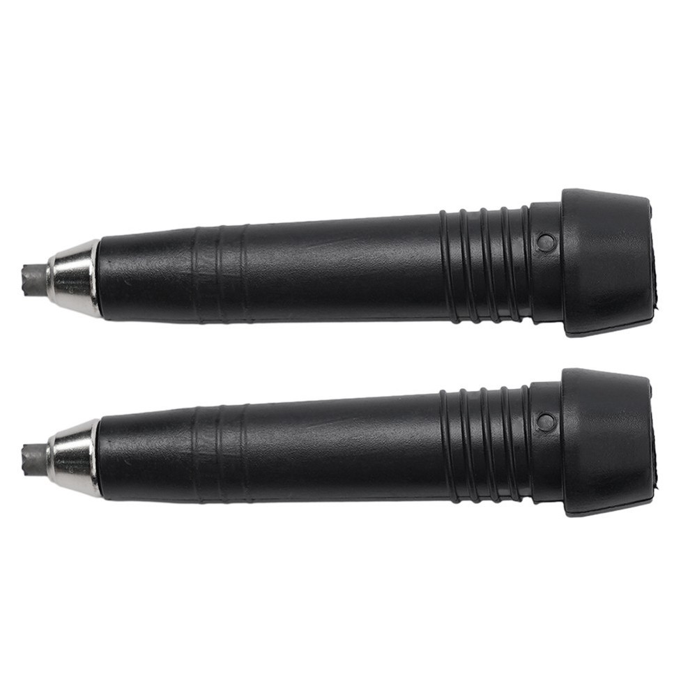 Trekking Pole Tips Weight 2pcs Compact Foldable Hard Plastic Pole Tips