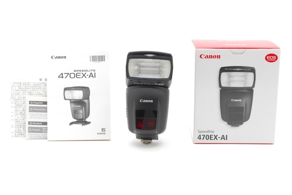 【MINT BOXED】Canon 470EX-AI Speedlite Camera Flash