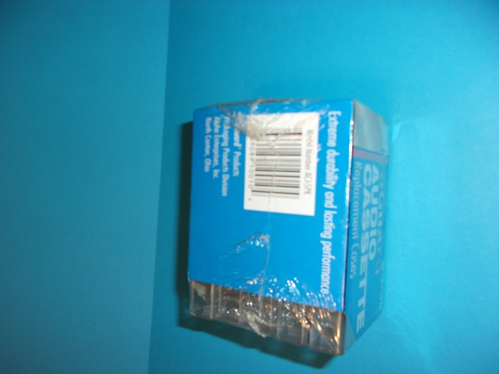 Vintage Proguard Clear Plastic Audio Cassette Cases 5 Pack Replacement
